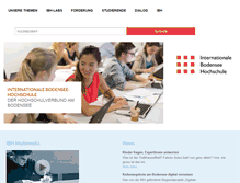Tablet Screenshot of bodenseehochschule.org